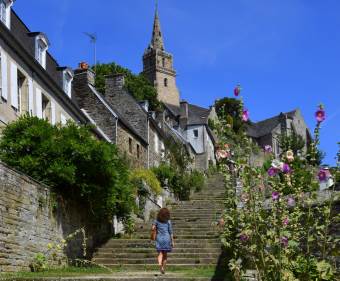 Lannion - Stairs to Brélévenez