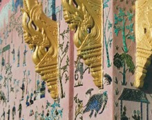Temple facade - Luang Prabang