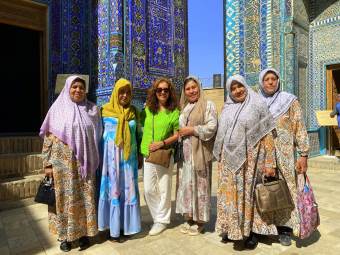 Samarkand / Instashooting at Shohizinda