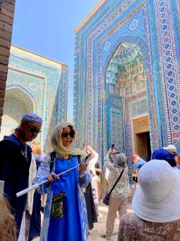 Samarkand / Instashooting at Shohizinda